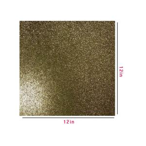Festival KTV Wall Decor Gold Glitter Construction Paper Custom Sizes And