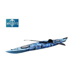 China 400cm Touring Sea Fishing Kayak Water Exploration Sport Maneuverable  Polyethylene Hull on sale