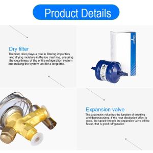Hotel Microcomputer Control 380v Cube Ice Making Machine