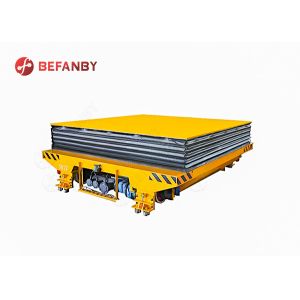 Simple Structure Low Voltage Rail Transfer Cart with 24 Months Warranty and