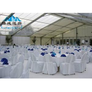 Transparent PVC Cover Outside Event Tents Selectable Size For Wedding Ceremony