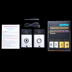 new arrival press to talk wireless door bell