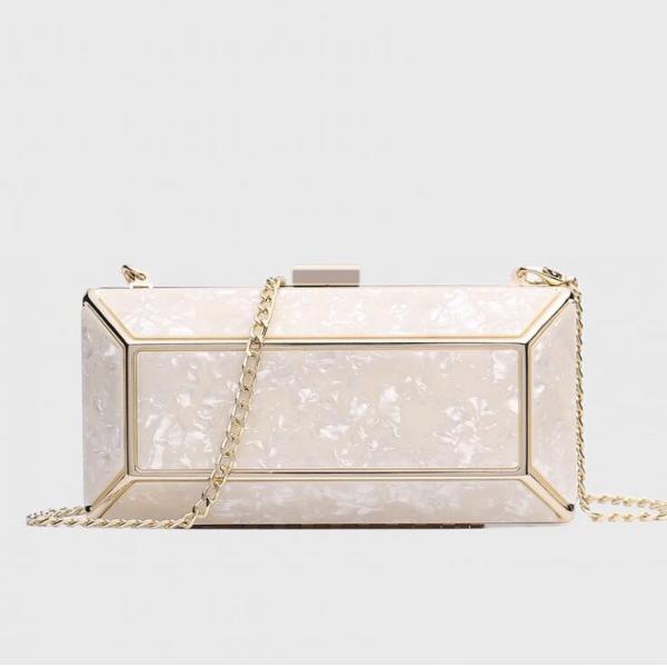 Square Lock Rectangular Clutch Frame