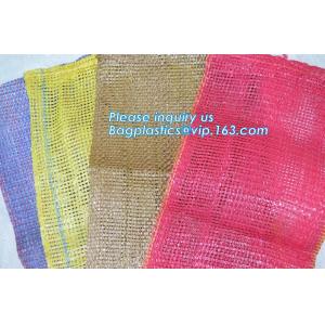 PP tubular plastic mesh bag vegetable onion raschel sack packing mesh bags for