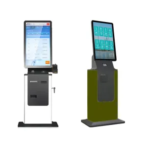 Crtly 32'' Self Service Touch Screen Kiosk Terminal for Ticket Printing and