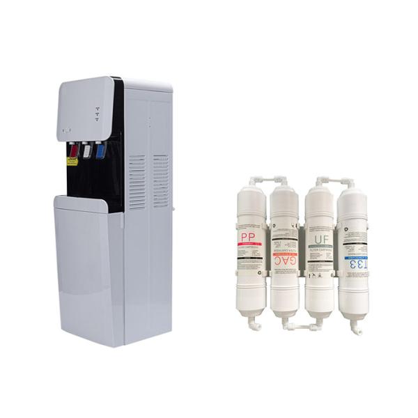 Compressor Cooling Pipeline 3 Taps Water Cooler Dispenser With Inline Filtration System 105L-XGJ