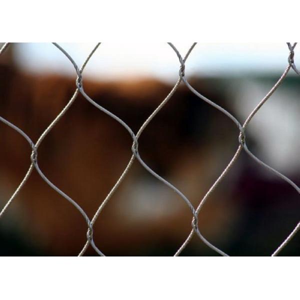 Safety X Type Knotted Stainless Steel Rope Mesh 304/316L
