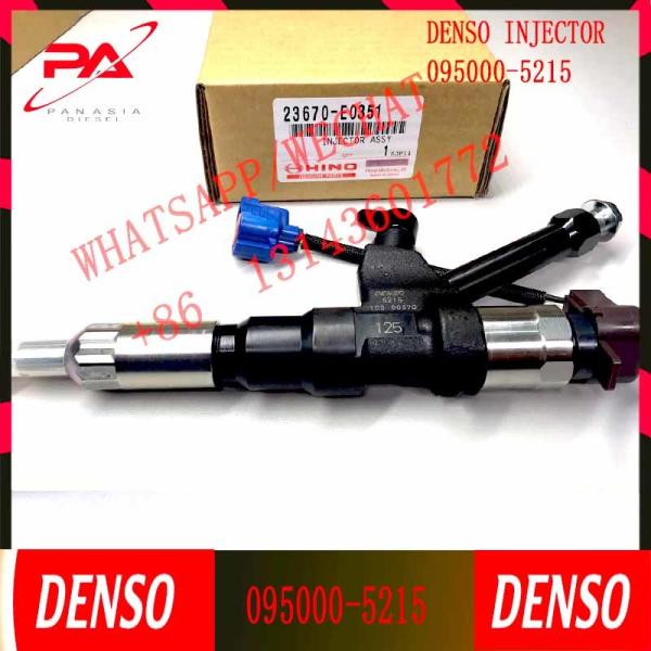 common rail injector 095000-5215 for HINO P11C 23670-E0351 SK450 095000-5212