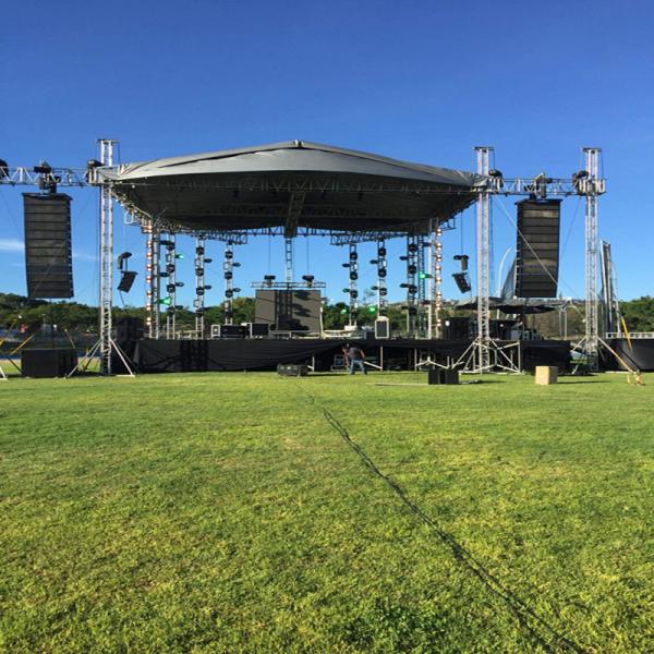 Customizable Aluminum Frame Event Lighting Stage Truss For Concert