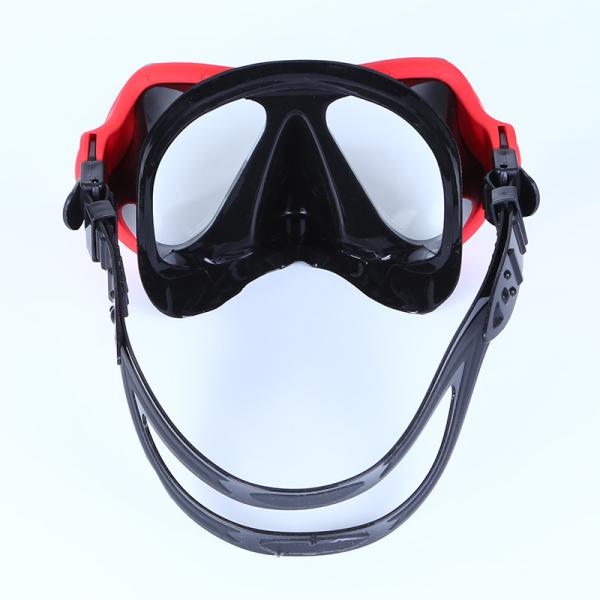 Wide View Bifocal Scuba Diving Mask Tempered Glass Lens OEM
