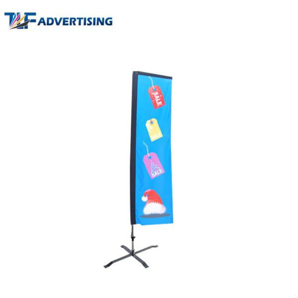 10ft 3m Custom Flag Banners For Auto Shop Display Scratch Resistant Professional