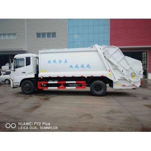 Recycling Residential Garbage Compactor Truck Rear Loading Garbage Truck 10cbm