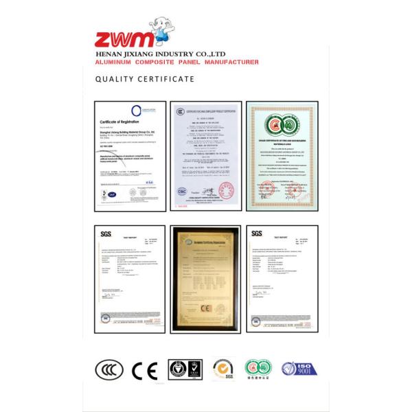 Fireproofing AA3003 6M PE Aluminum Composite Panel