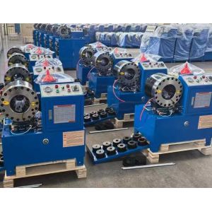 Wholesale DX68 Hydraulic Hose Crimping Machine with 220v/240v/380v/415v Voltage Options 3KW/4KW Motor Power and 2.5L/5L/10L Output Volume from china suppliers