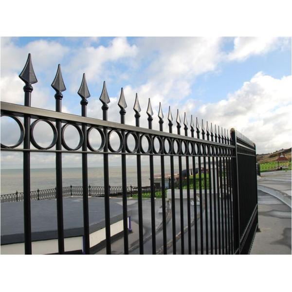 Australia Spear Top Wrought Iron Fence/Garrison Security Fencing