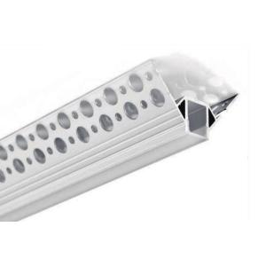 13mm IP20 LED Linear Light Corner Recessed Trimless Led Aluminium Profile