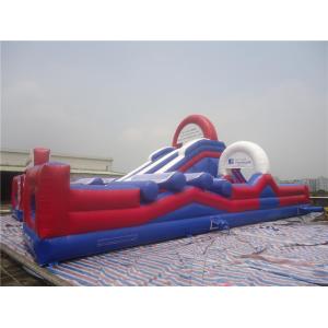 Commercial Giant Inflatable Amusement Park / Inflatable Obstacle Combo with