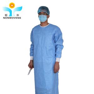 120*140cm SMS Material Gowns ISO13485 EN13795 Certification Disposable Surgical