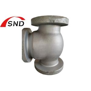 China Sand casting parts WCC Steel Material WC6 Globe Valve Body For Valve Parts on sale