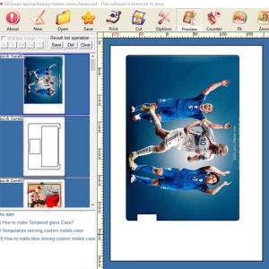 High Speed Custom Daqin Laptop Sticker Printer With Design Software