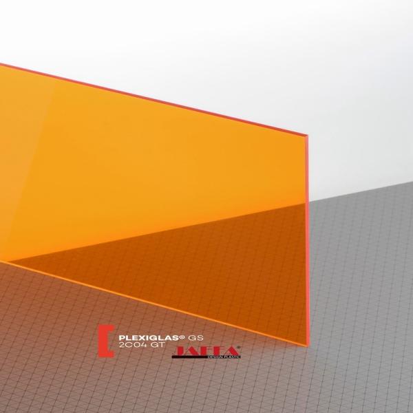 Crystal Clear Amber Plexiglass Acrylic Sheets With Excellent Resistance Against