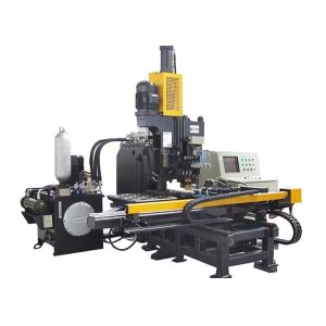 3.2×3×1.9m Overall Dimension CNC Plate Punching Marking And Drilling Machine 3