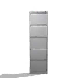 China Documents Metal Vertical Filing Cabinet 5 Drawer With Plastic Handle on sale