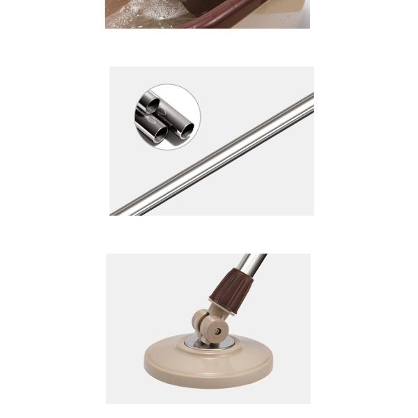 360 Degree Rotating Microfiber Spinning Mop and Bucket Set for Adjustable Cleaning