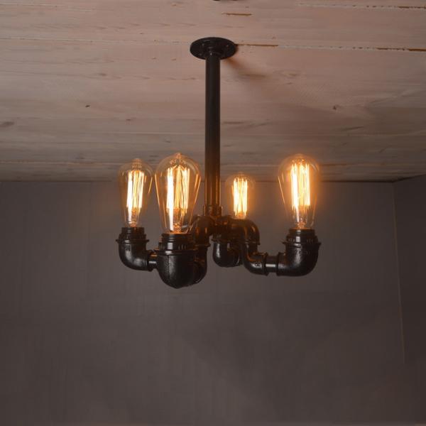 Loft Vintage Creative Industrial Wind Iron Pipe Pendent Lamp(WH-VP-211)