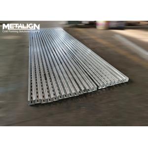 Photovoltaic Strut Channel Roll Forming Machine 10m/min With Hydraulic Punching