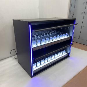 Customized Countertop Tobacco Smokeless Display Stand Showcase With Pusher For