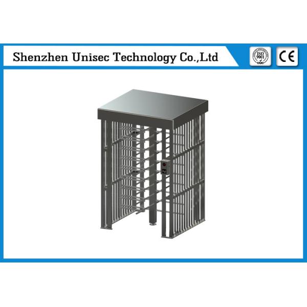 Full Height Turnstile Security Systems , 304 Stainless Steel Pedestrian Access