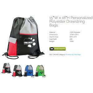 cotton drawstring bags polyester drawstring bags nylon drawstring bags handled