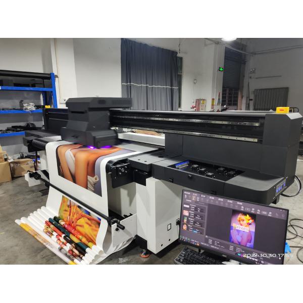 UV Ink Roll To Roll Printer With CMYK And White For Wallpaper And UV Paper