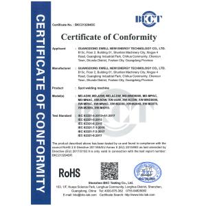 Guangdong XWELL New Energy Technology CO., LTD. Certifications