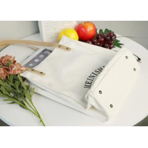 Canvas Letter Recyclable Tote Bag Large Capacity