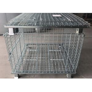 Wholesale Conventional 6.4mm Galvanized Metal Pallet Cage from china suppliers