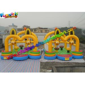 Cat Inflatable Commercial Bouncy Castles / Inflatable Jumping House Waterproof