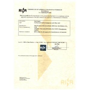 Zhangjiagang Guangda Special Material Co., Ltd. Certifications