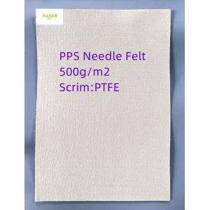 450gsm ~ 550gsm PPS Filter Cloth For PPS Filter Socks