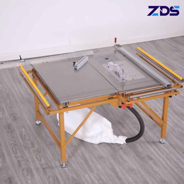 Quality 215*250*75cm Dust Free Portable Sliding Table Saw With Vacuum Cleaner for sale