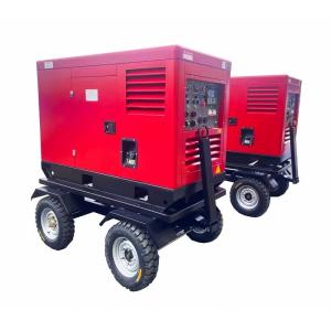 3 Phase 400A Silent Diesel Welding Generator LCD Control Panel DC12V Electric