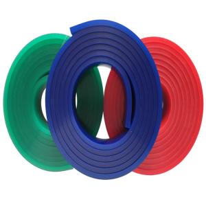 Flat Scratch Resistant Solvent Ink Scraper Screen Printing Squeegee Strip