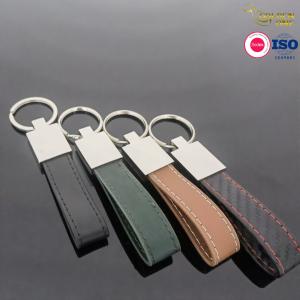 Genuine Leather Bronze Key Chain Customized Personalised Keychain Automotive Key