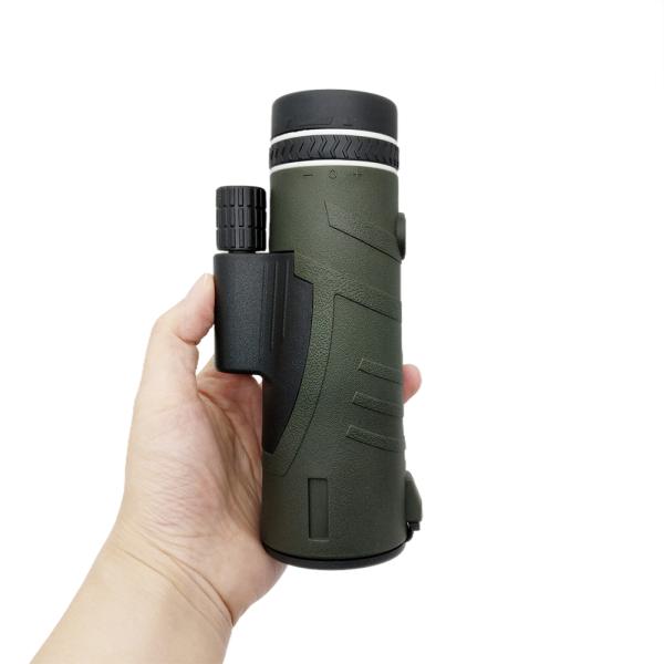 FMC Telescope Shockproof Stabilized Green Color Monocular 12x50 For Bird Watching
