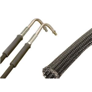 Logo Printed PET Expandable Braided Sleeving Polyester Material For Hose