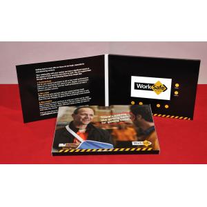 Built In Speaker Video Production Business Cards 2.8, 4.3" Flip book Video