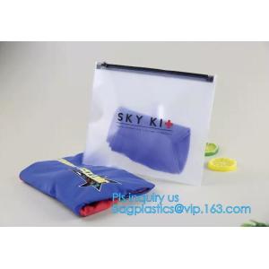 Eco-friendly Clear Travel EVA Cosmetic Bag with Slider Zipper Closure, matte