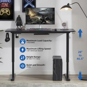 710mm Height Nordic Luxury Desk with Single Motor Height Adjustment 100V/Hz