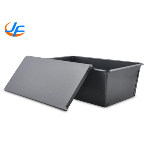 Quality RK Bakeware China Foodservice NSF  Commercial Pullman Loaf Pan Baking Bread Loaf Pan With Drop On Lid for sale